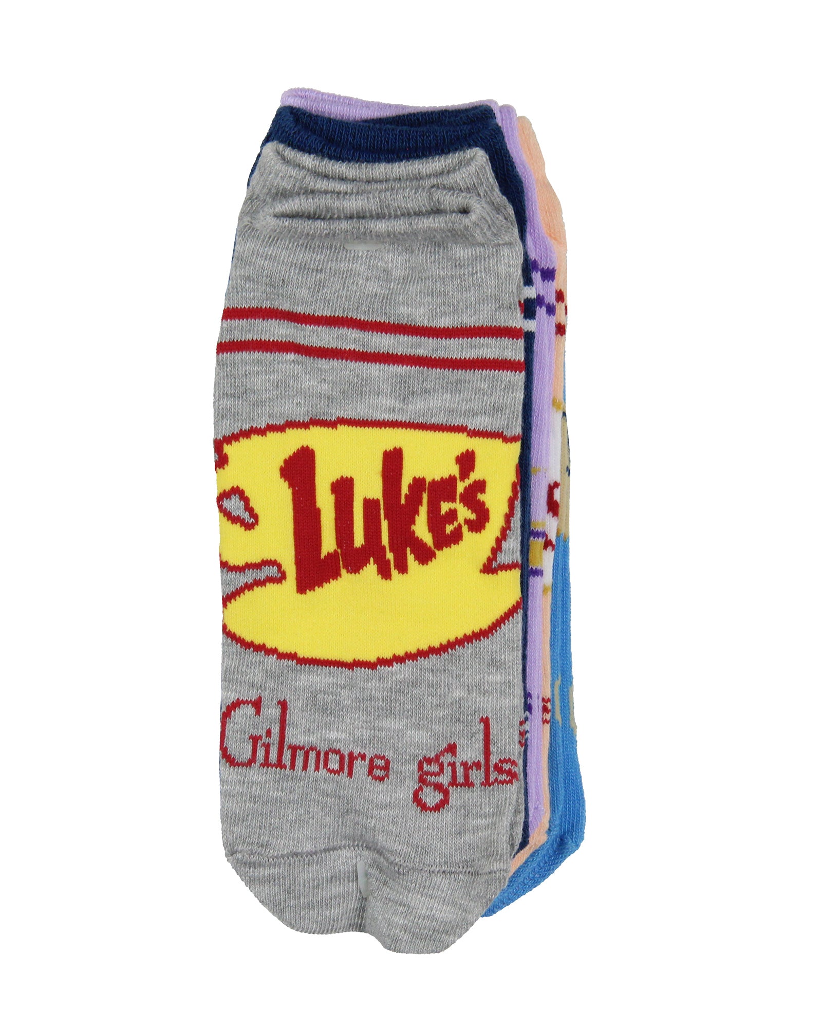 Gilmore Girls TV Series Socks 5 Pack Stars Hollow Low-Cut Womens Socks Size 4-10