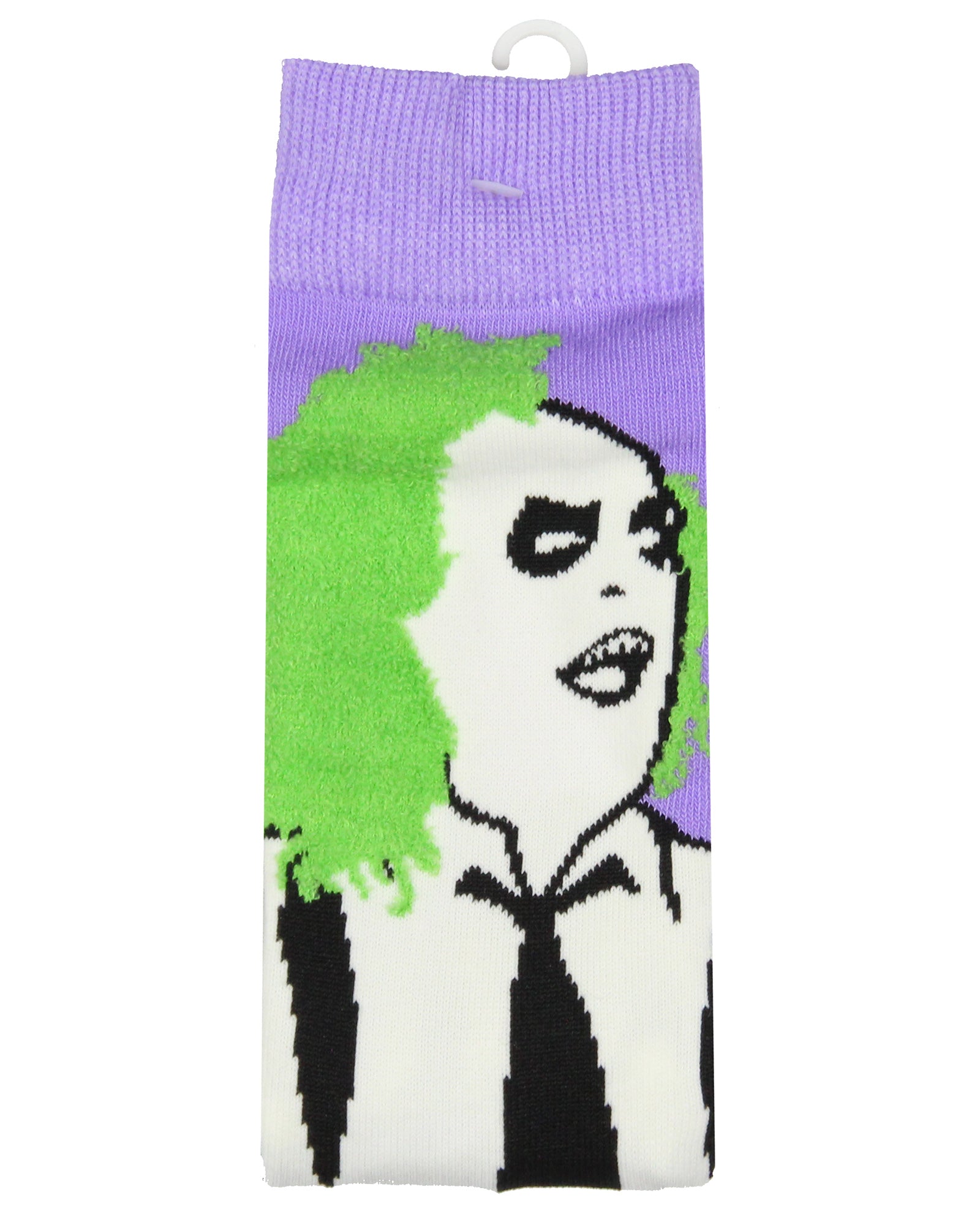 Beetlejuice Socks Tim Burton Beetlejuice Movie Men's Crew Socks Shoe Size 6-12