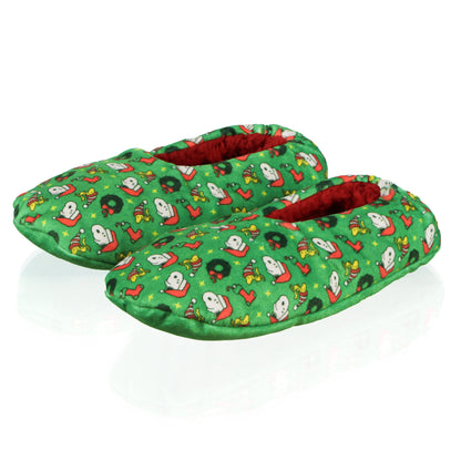 Peanuts Snoopy Slippers Adult Holiday Themed Non-Slip Mushie Socks 1 Pair
