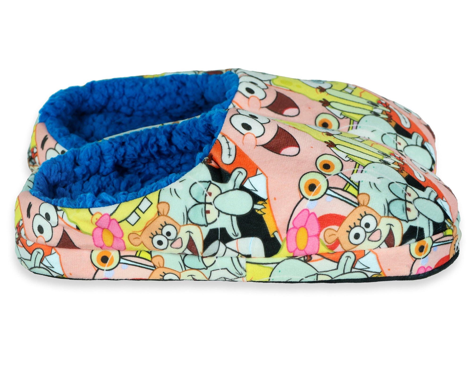 SpongeBob SquarePants Slippers Adult Scuff Slide Slipper Socks