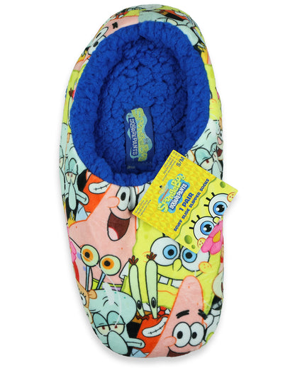 SpongeBob SquarePants Slippers Adult Scuff Slide Slipper Socks