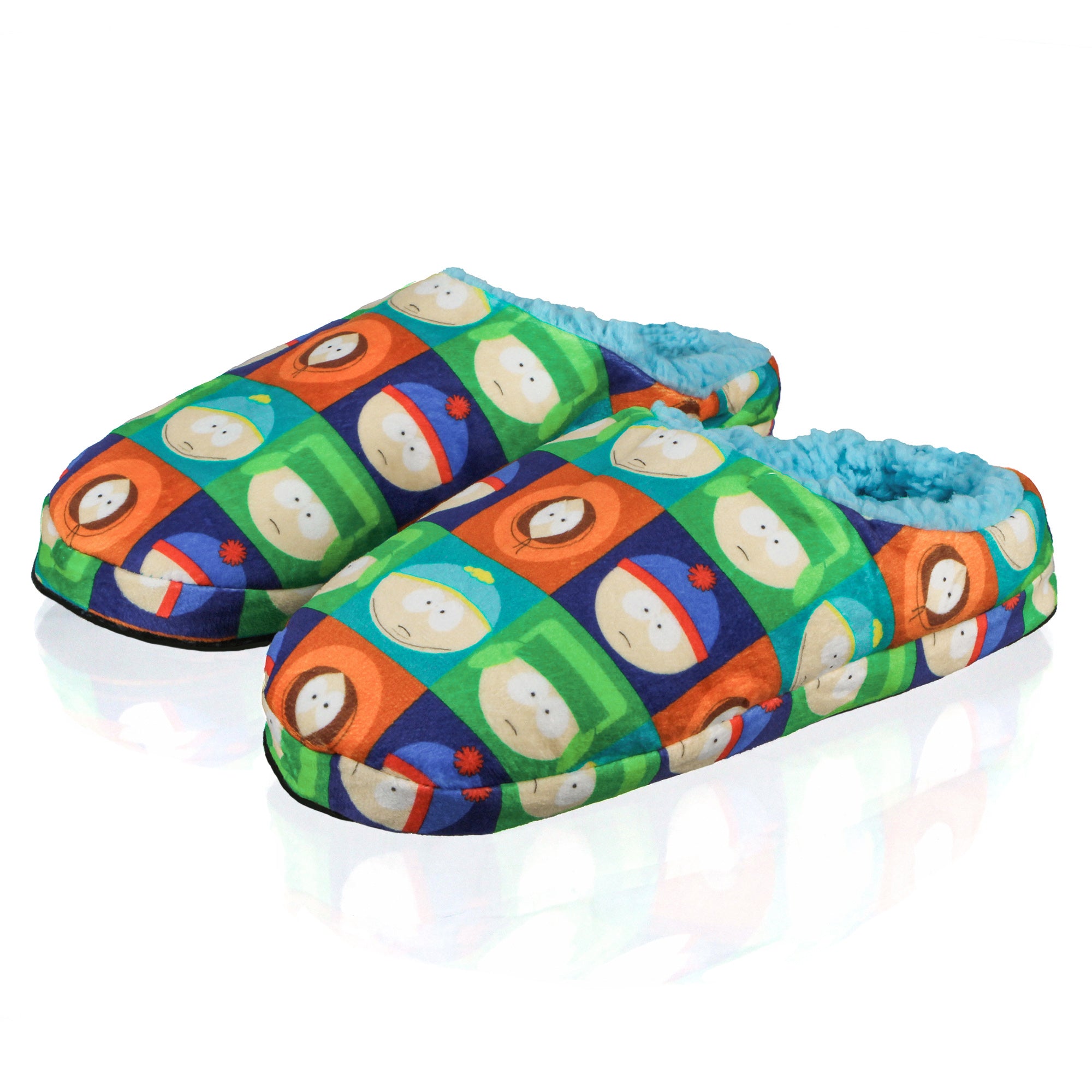 South Park Slippers Character Box Design Adult Scuff Slide Slipper Socks
