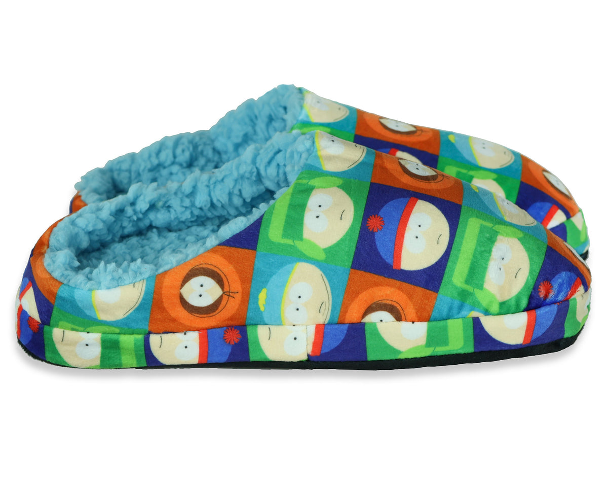 South Park Slippers Character Box Design Adult Scuff Slide Slipper Socks