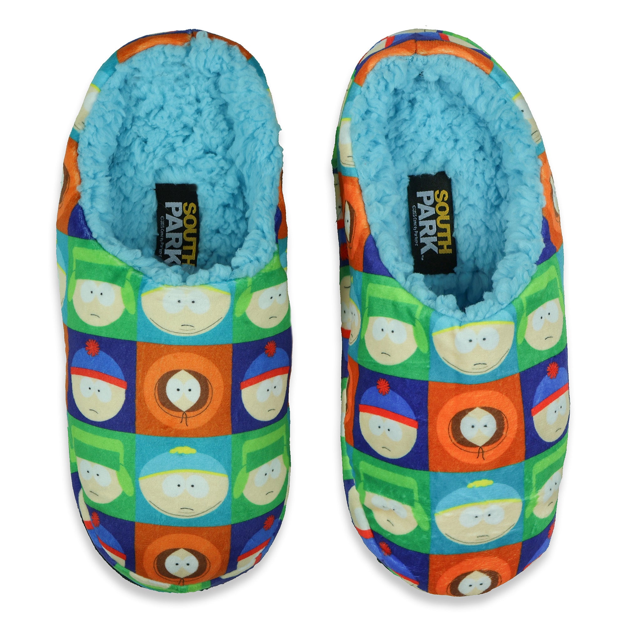 South Park Slippers Character Box Design Adult Scuff Slide Slipper Socks