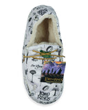 Lord of The Rings Slippers Adult Lace Up Fleece Lined Moccasin Socks