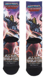 Masters of the Universe All Hail Skeletor Sublimated Crew Socks