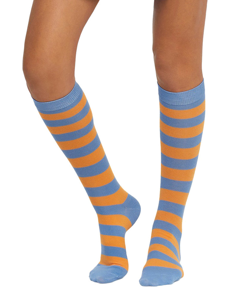 Kellogg's Women's Tony the Tiger Sleepshirt with Knee High Socks Pajama Set