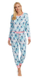 Disney Women's Stitch Poses Crop Top and Jogger Pants 2 Piece Pajama Set