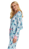Disney Women's Stitch Poses Crop Top and Jogger Pants 2 Piece Pajama Set