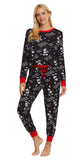 Disney Women's Mickey Mouse Crop Top and Jogger Pants 2 Piece Pajama Set