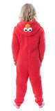 Sesame Street Family Fleece Union Suit Costume Pajama For Adults Toddlers