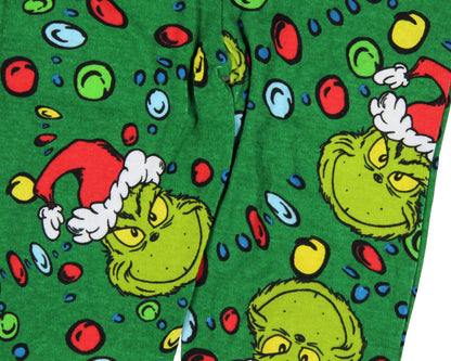 Dr. Seuss How GRINCH Stole Christmas Lights Matching Family Pajama Set