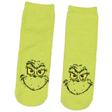 Dr Seuss Grinch Who Stole Christmas Matching Family Gripper Slipper Socks OSFM