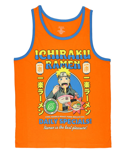 Naruto Sleeveless T-Shirt Men's Ichiraku Ramen Muscle Tee Tank Top