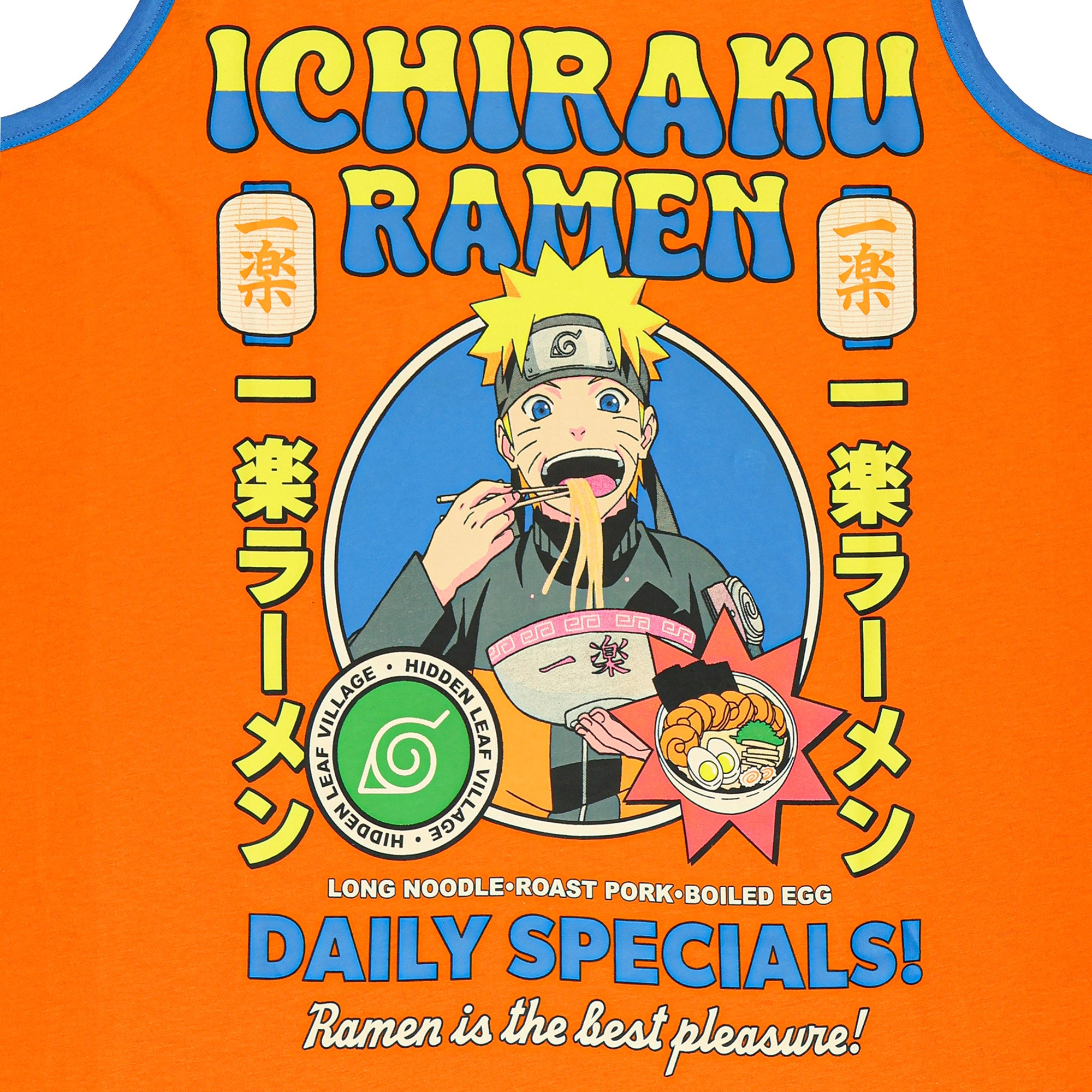 Naruto Sleeveless T-Shirt Men's Ichiraku Ramen Muscle Tee Tank Top