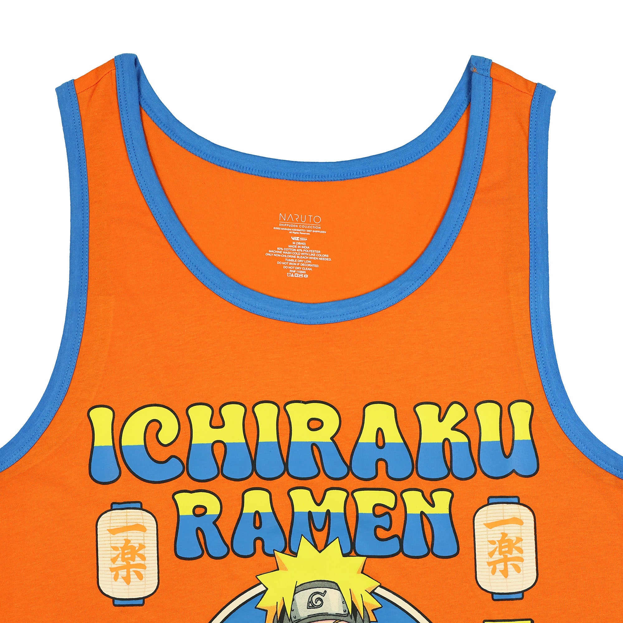 Naruto Sleeveless T-Shirt Men's Ichiraku Ramen Muscle Tee Tank Top