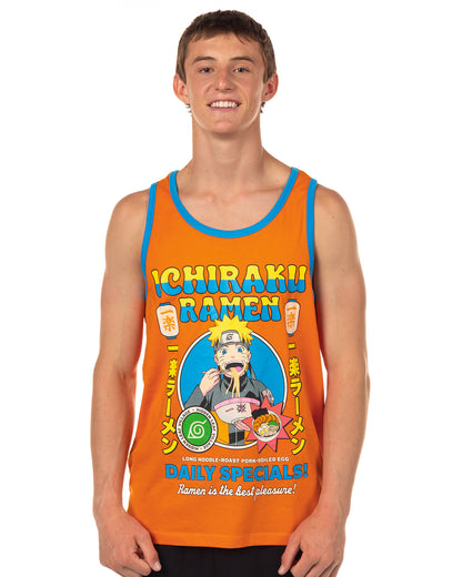 Naruto Sleeveless T-Shirt Men's Ichiraku Ramen Muscle Tee Tank Top