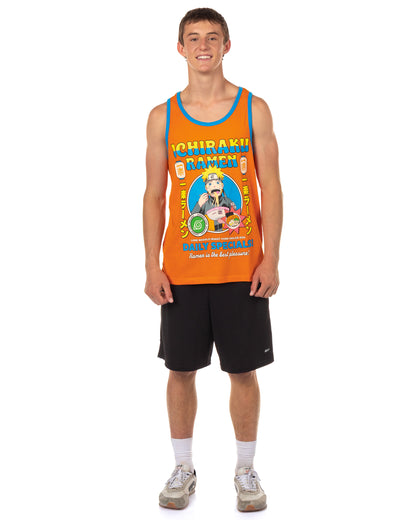 Naruto Sleeveless T-Shirt Men's Ichiraku Ramen Muscle Tee Tank Top
