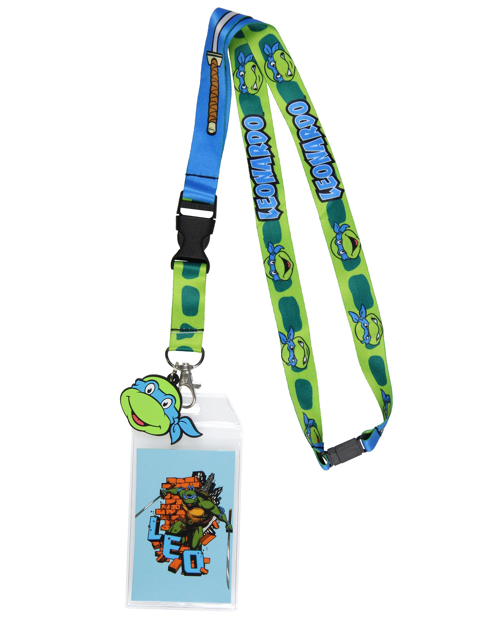 Teenage Mutant Ninja Turtles Character Design ID Badge Holder Lanyard, Leonardo