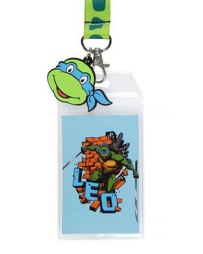 Teenage Mutant Ninja Turtles Character Design ID Badge Holder Lanyard, Leonardo