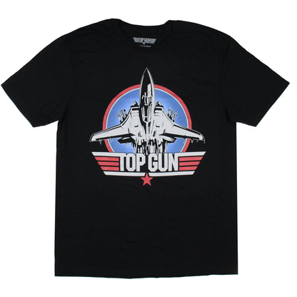 Top Gun Men's Fighter Jet Logo Adult Graphic Print Short Sleeve T-Shirt (XXXL)