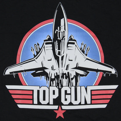 Top Gun Men's Fighter Jet Logo Adult Graphic Print Short Sleeve T-Shirt (XXXL)