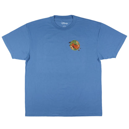 The Lion King T-Shirt Men's Pumbaa Wild & Free Tropical Design Tee