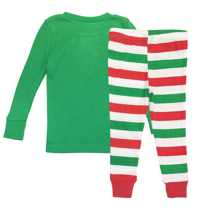Dr. Seuss Boys Toddler Grinch Merry Grinchmas! 2 Piece Tight Fit Pajama Set (2T)