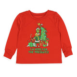 Dr. Seuss The Grinch Toddlers' Here for the Presents Pajamas Plaid Sleepwear