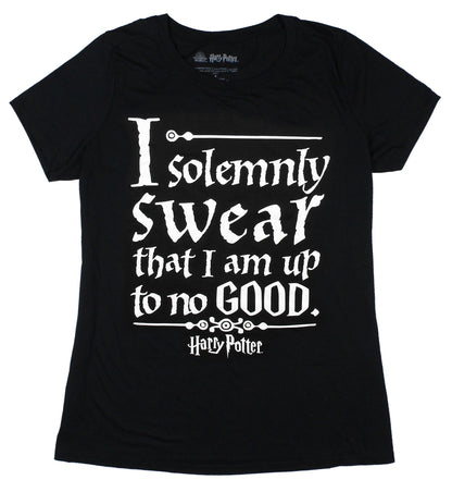 Harry Potter Women's Solemnly Swear Short Sleeve Graphic T-Shirt