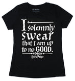 Harry Potter Women's Solemnly Swear Short Sleeve Graphic T-Shirt