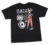 Bioworld Naruto Big Boys' 07 Nine Tails Black T-Shirt Kids