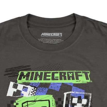 Minecraft T-Shirt Boy's Creeper Create Explore Survive Short Sleeve Tee