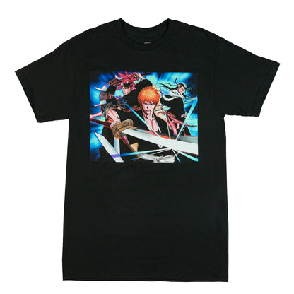 Bleach T-Shirt Men's Ichigo Renji Byakuya Anime Short Sleeve Graphic Tee