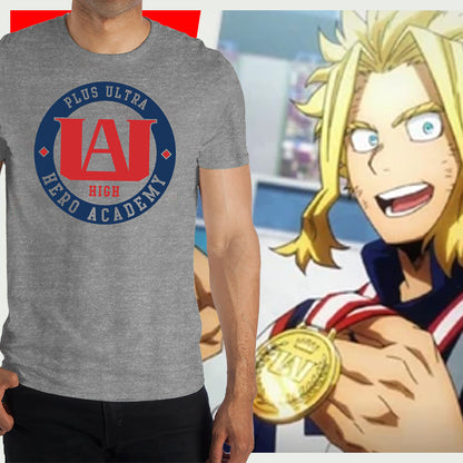 My Hero Academia Men's UA High School Medallion Logo T-Shirt Adult