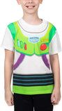 Disney Toy Story Boys' Buzz Lightyear Space Ranger Cosplay T-Shirt