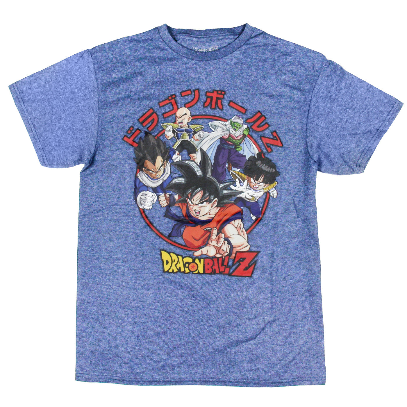 Dragon Ball Z Super Men's Goku Vegeta Krillin Character Group T-Shirt Adult