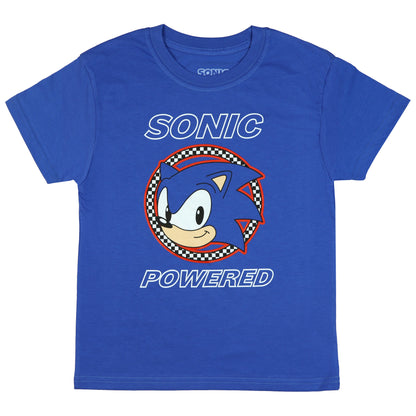 Sonic the Hedgehog T-Shirt Boys Sonic Powered Short Sleeve Top