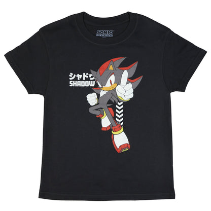 Sonic The Hedgehog Shirt Boy's Shadow Short Sleeve Graphic Tee