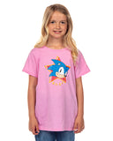 Sonic The Hedgehog Girls' Classic Sonic Face Kids Video Game T-Shirt