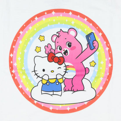 Hello Kitty and Friends x Care Bears Girls' T-Shirt Selfie Tee (L, 10/12) - Seven Times Six