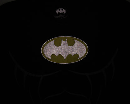 DC Comics Men's Batman Costume Shirt With Detachable Cape Classic Bat Logo