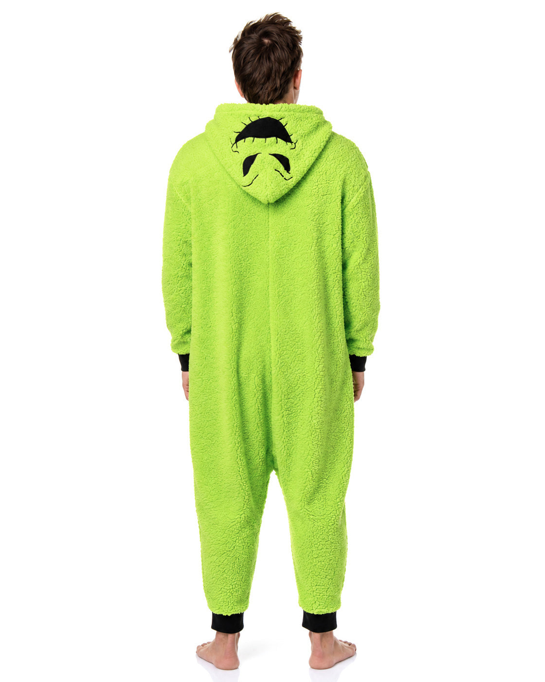 The Nightmare Before Christmas Oogie Boogie Costume Faux Shearling Pajama Union Suit