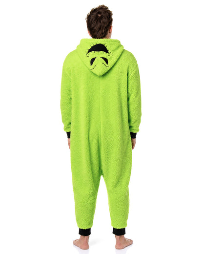 The Nightmare Before Christmas Oogie Boogie Costume Faux Shearling Pajama Union Suit
