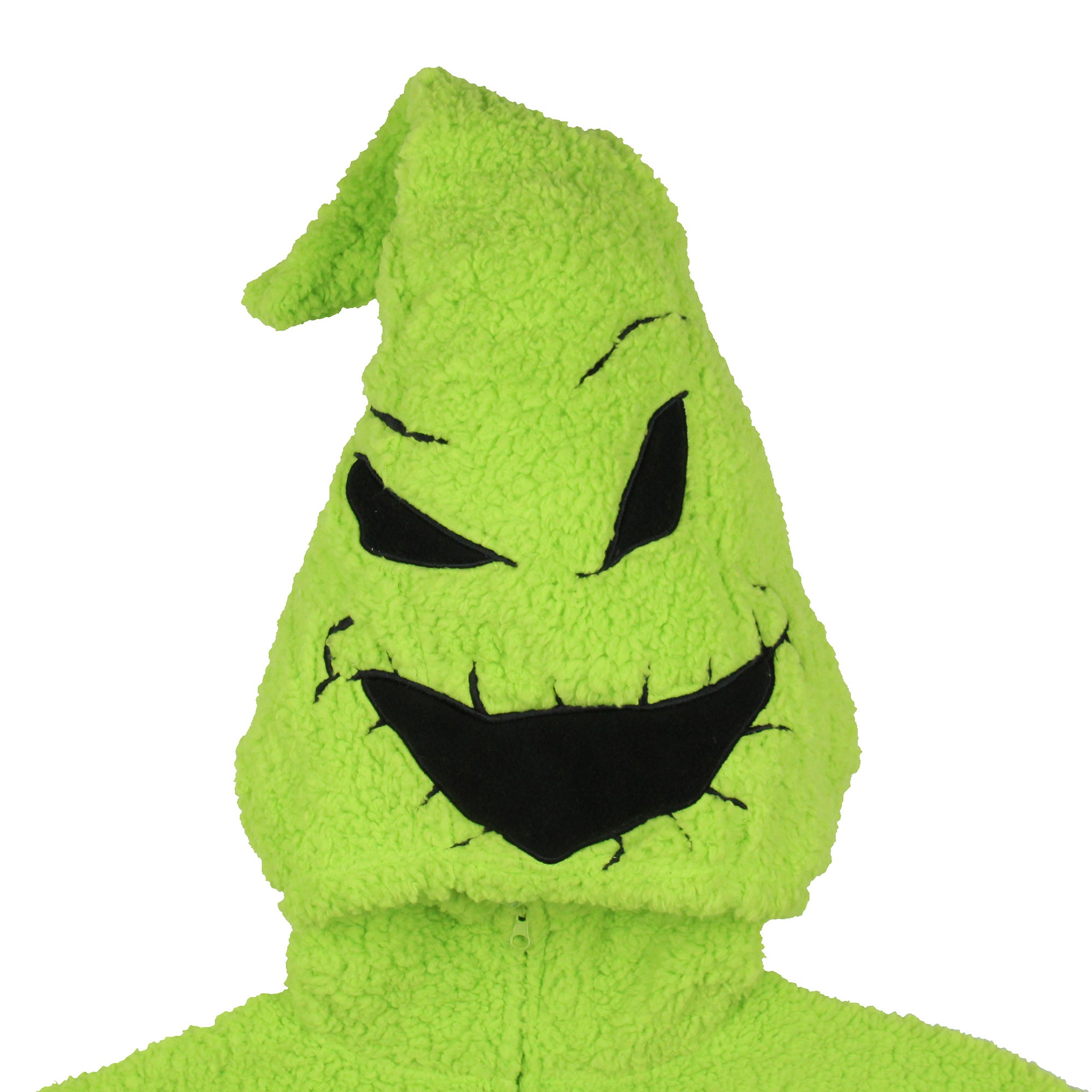 The Nightmare Before Christmas Oogie Boogie Costume Faux Shearling Pajama Union Suit LG
