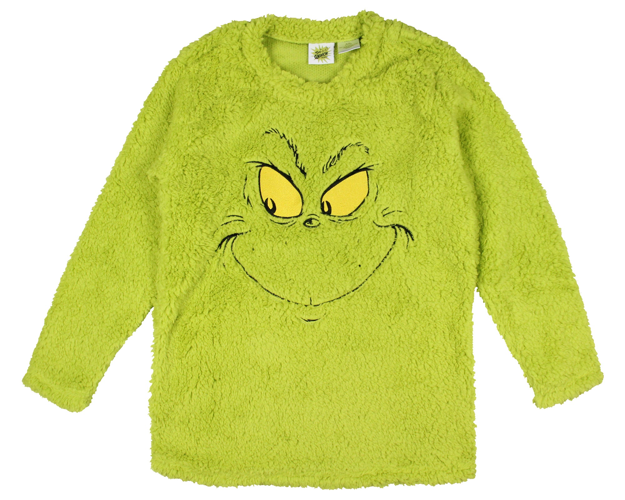 Dr. Seuss How The Grinch Stole Christmas Adult Oversized Fleece Sleep Shirt