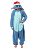 Disney Lilo & Stitch Kigurumi Stitch Santa Men's Costume Pajama Union Suit