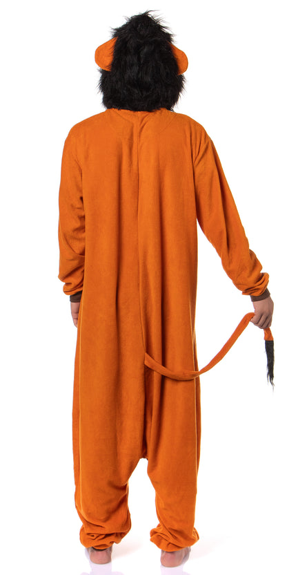 Disney The Lion King Scar Micro Fleece Costume Men's Pajama Union Suit