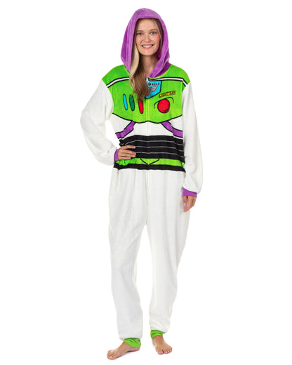 Disney Toy Story Adult Buzz Lightyear One Piece Costume Fleece Union Suit