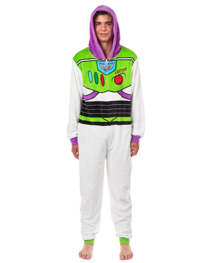 Disney Toy Story Adult Buzz Lightyear One Piece Costume Fleece Union Suit
